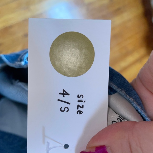 💎NWT Sandy Liang x Lane Crawford denim mini skirt broken heart - Picture 5 of 8